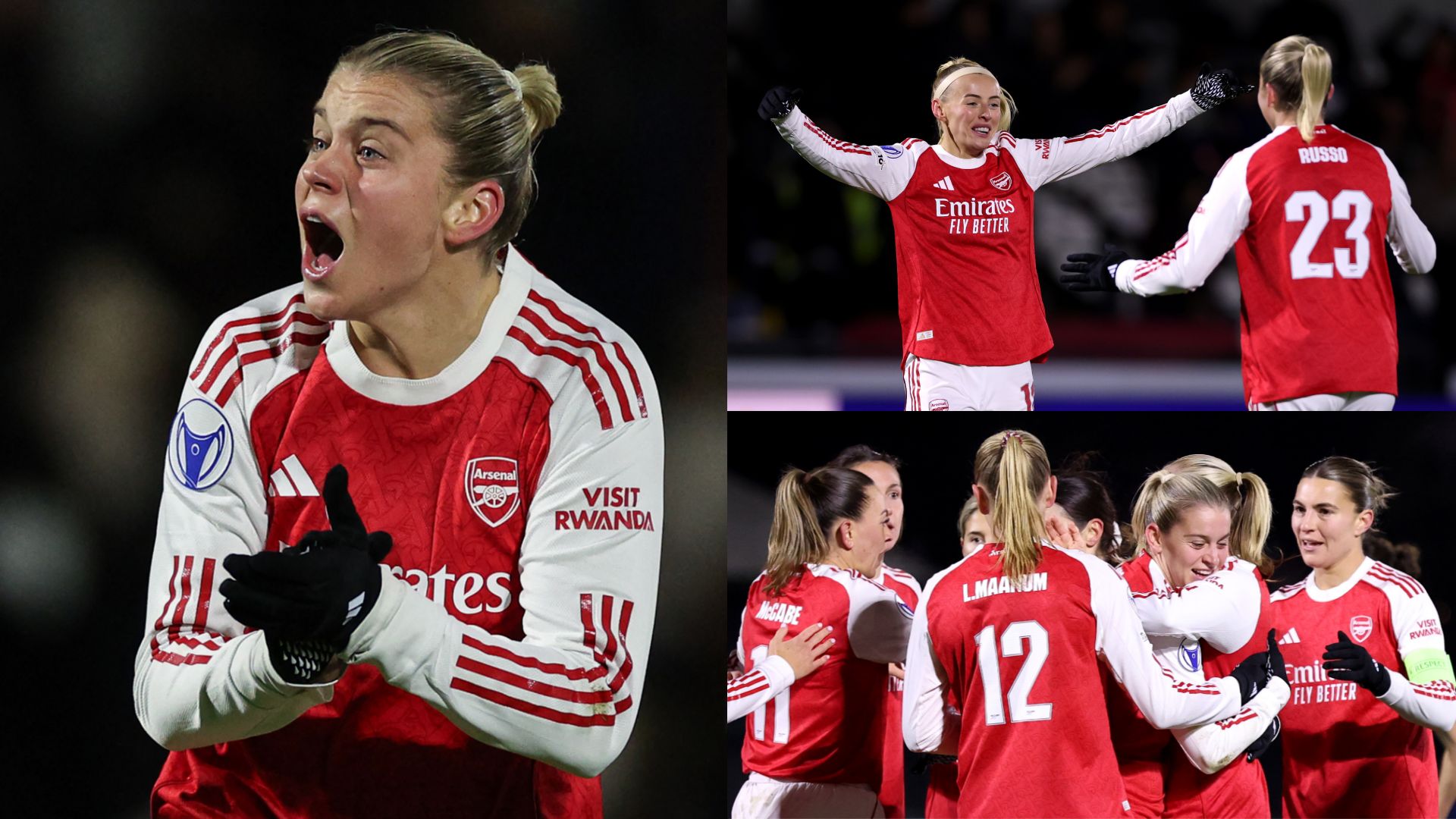 Arsenal Women’s Player Ratings vs. Real Madrid: Alessia Russo Nets Brace as Gunners Stage Comeback Victory with Chloe Kelly Excelling
