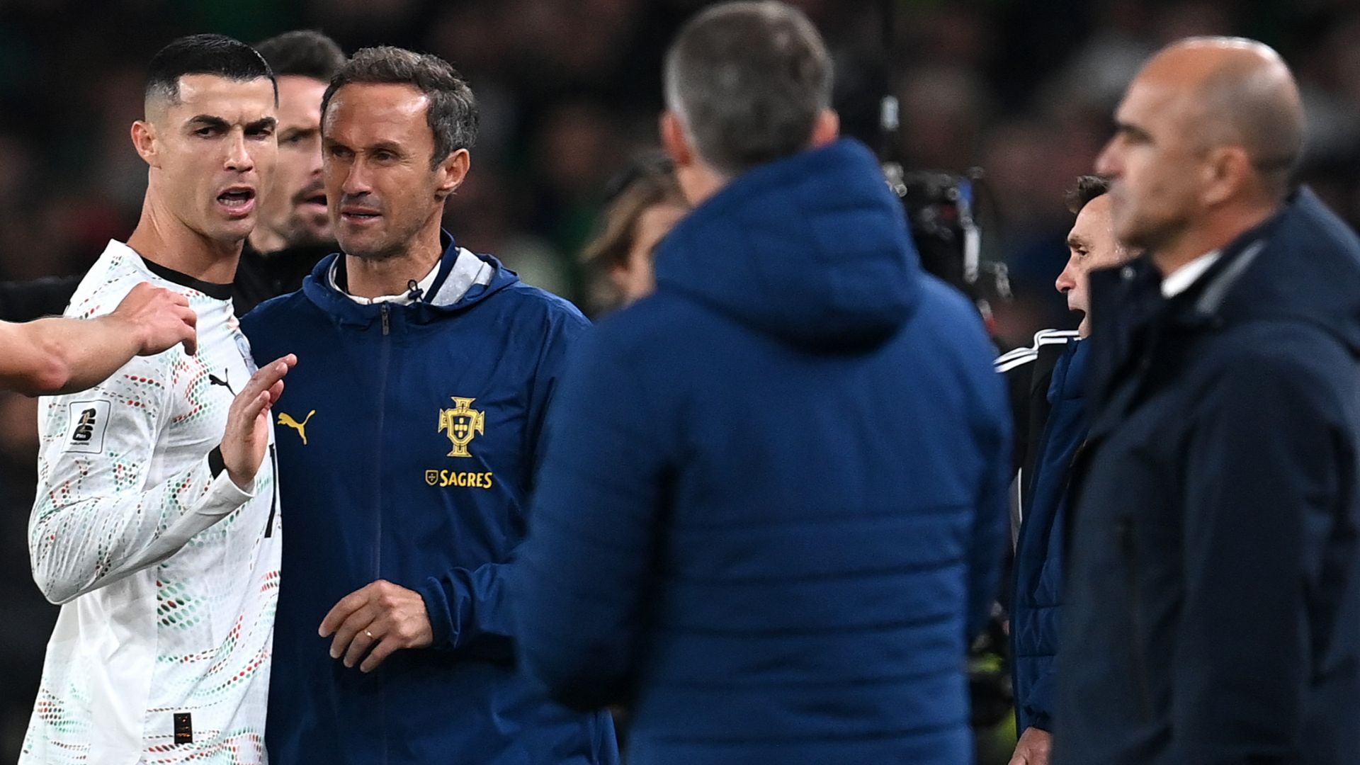 Roberto Martinez Defends Cristiano Ronaldo After Red Card Against Ireland, Insisting No Violence Involved