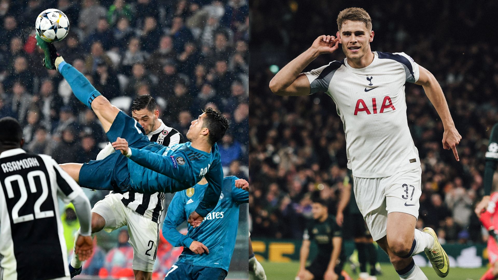 Tottenham Stars Select Cristiano Ronaldo’s Iconic Goal as the Greatest They’ve Ever Seen