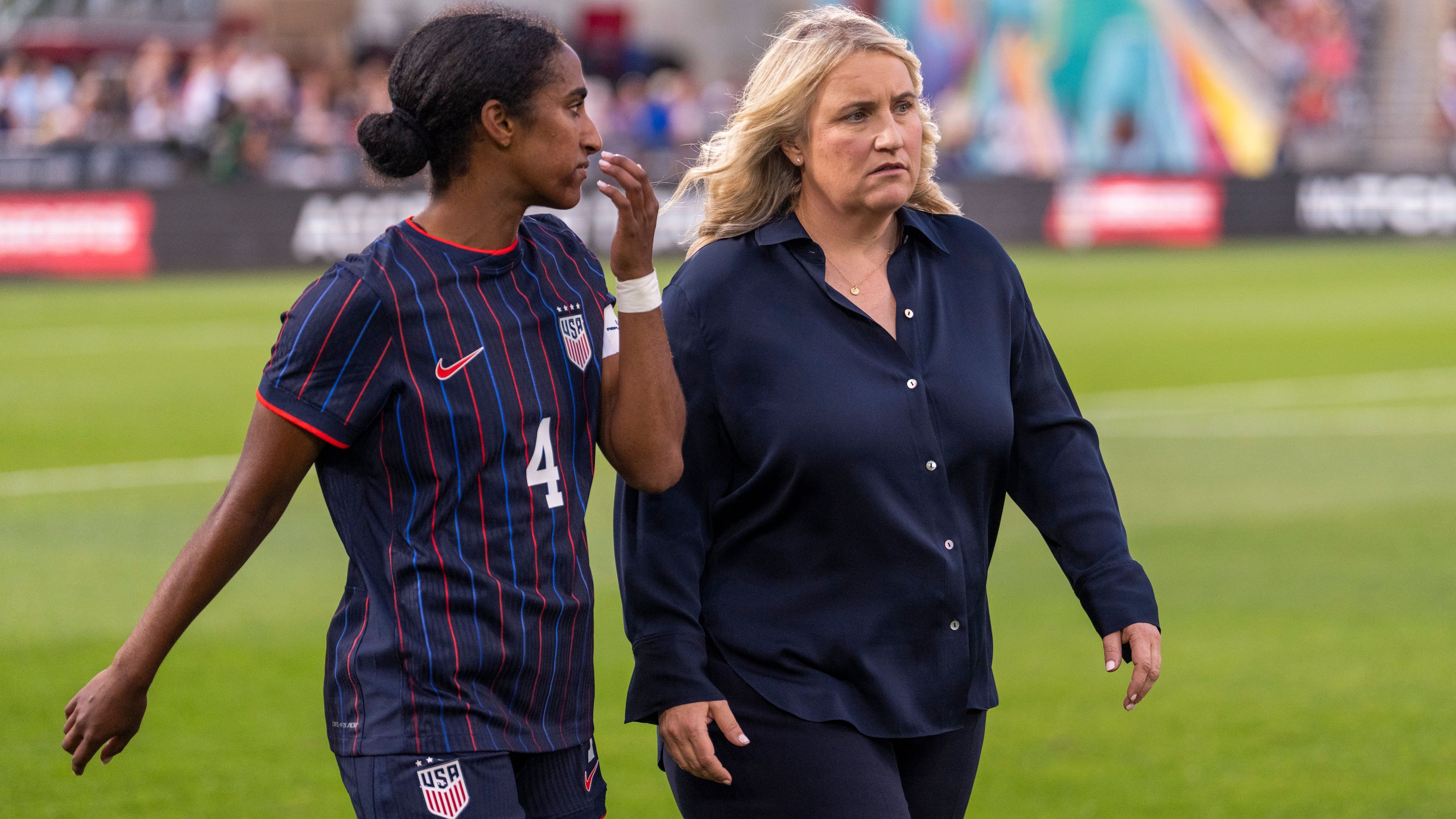 Naomi Girma Returns to USWNT as Emma Hayes Announces 26-Player Roster for Italy Friendlies; Trinity Rodman and Phallon Tullis-Joyce Omitted